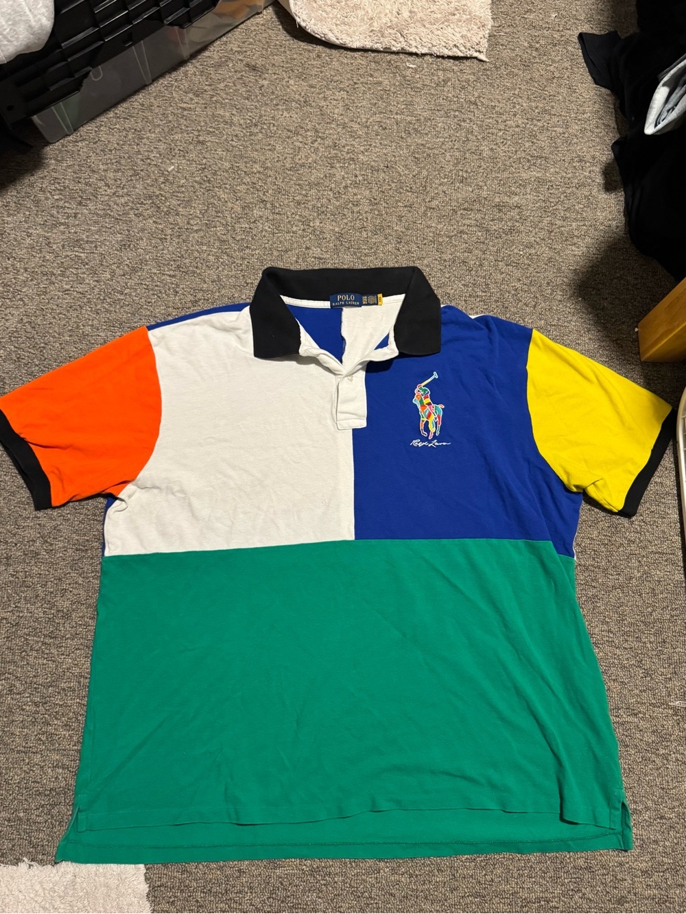 Polo Ralph Lauren MultiColor Big Logo Shirt Size 3XB